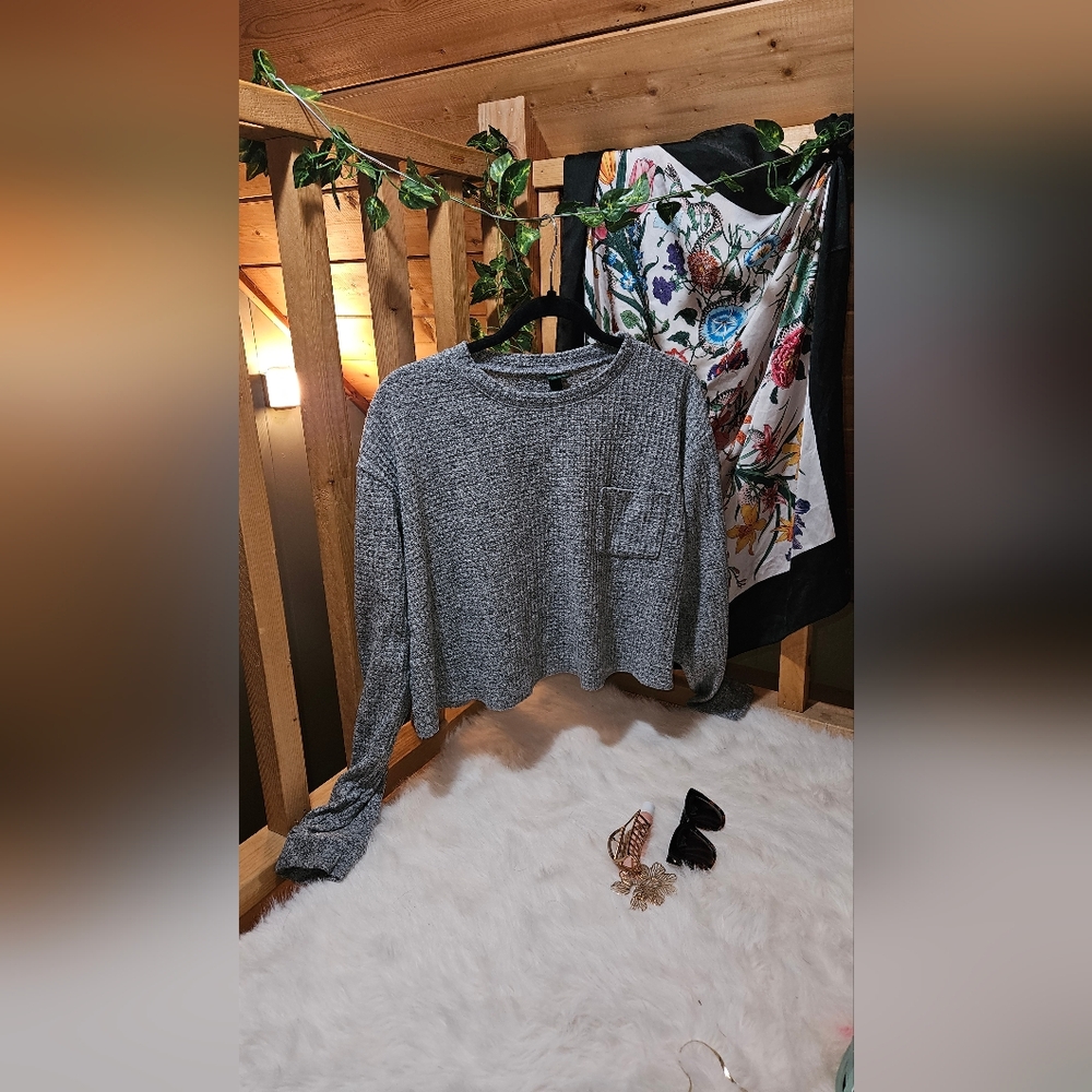 Gray Women's Top